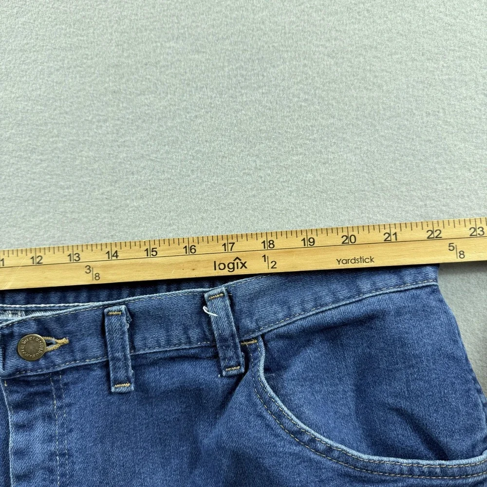 Wrangler Authentic Jeans‎ Mens 44x28 Blue Medium Regular Straight Denim Casual